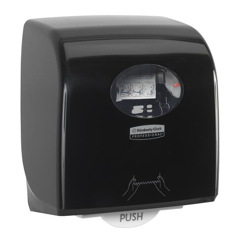 DISTRIBUTEUR D’ESSUIE-MAINS ROULEAUX AQUARIUS™ SLIMROLL NOIR PBS - 2