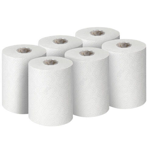 ESSUIE-MAINS ROULEAU SCOTT® ESSENTIAL SLIMROLL BLANC 190M 1 PLI ECOLABEL X6 - 2