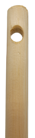 MANCHE BOIS 1,30M DIAMETRE 24MM EMBOUT VIS ET ATTACHE - 2
