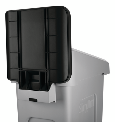 PANNEAU POUR STATION RECYCLAGE SLIM JIM NOIR - 2