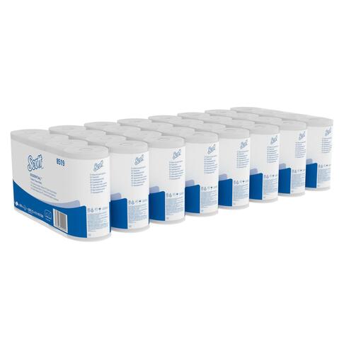 PAPIER TOILETTE PETIT ROULEAU SCOTT® ESSENTIAL™ BLANC 350 FORMATS 2 PLIS ECOLABEL X64 - 2