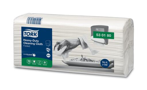 FORMAT NON TISSE USAGE UNIQUE TORK W4 61,5X35,5CM BLANC 4X70 FORMATS - 2