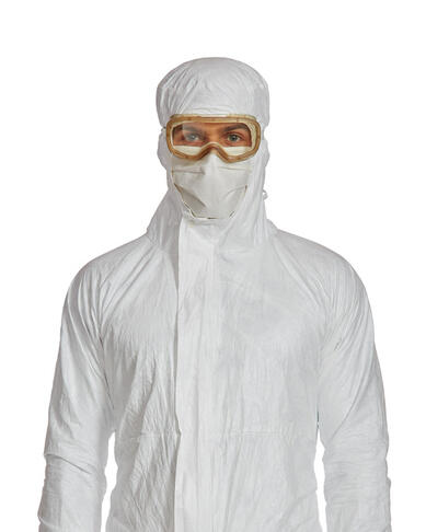COMBINAISON À CAGOULE TYVEK ISOCLEAN BLANC TAILLE XXL CARTON X20 - 2