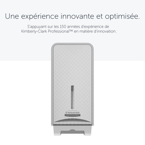 DISTRIBUTEUR DE PAPIER TOILETTE PLIÉ ICON™ GRIS MOSAÏQUE - 2