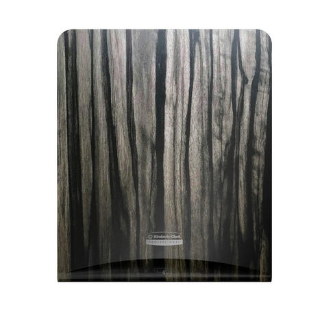 FAÇADE DISTRIBUTEUR ESSUIE-MAINS ICON BOIS ÉBÈNE X1 - 2