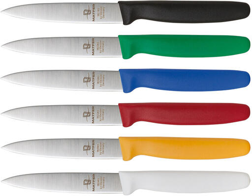 COUTEAU D'OFFICE MANCHE BLANC 10 CM - 2