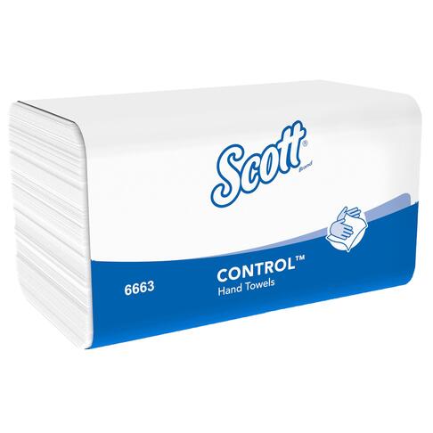 ESSUIE-MAINS PLIÉS EN W SCOTT® BLANC 21.5X31.5CM 212 FORMATS 1 PLI ECOLABEL X15 - 2
