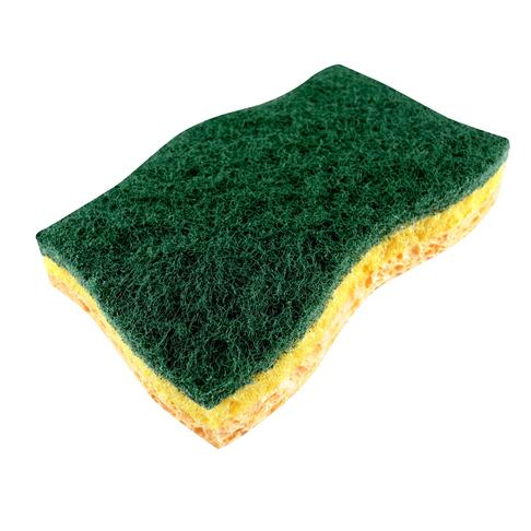 EPONGE VEGETALE GRATTANTE CELLO 108X64X22MM VERT X10 - 2