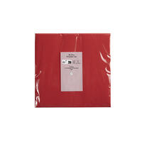 SERVIETTE 38X38 CM OUATE GAUFRÉE 2 PLIS ROUGE X1200 - 2