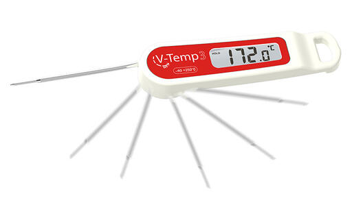 THERMOMETRE DE CUISSON SONDE DIGITAL REPLIABLE V-TEMP3 - 2