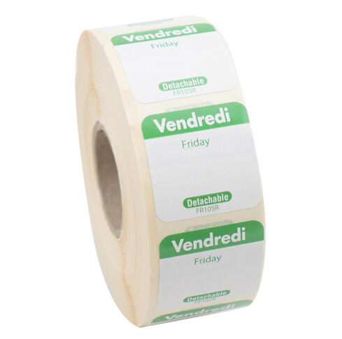 ETIQUETTE 2,5X2,5CM VENDREDI VERT RLX/1000 - 2
