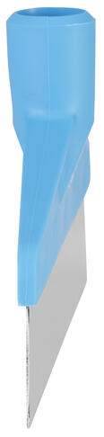 GRATTOIR INOX A VIS POUR MANCHE 245MM BLEU - 2
