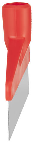 GRATTOIR INOX A VIS POUR MANCHE 245MM ROUGE - 2