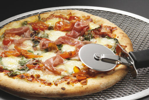 GRILLE À PIZZA RONDE ALUMINIUM DIAMÈTRE 33 CM - 2