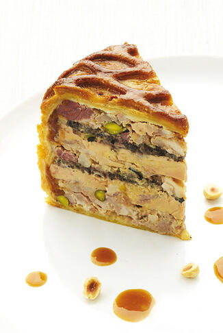 EXOPAN PÂTÉ EN CROÛTE ROND CHEVRONS HAUTEUR 9CM DIAMÈTRE 12CM - 2