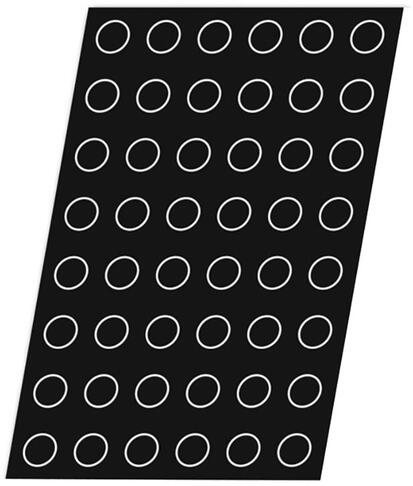 FLEXIPAN 60X40 PLAQUE DE 48 CYLINDRES 4X2 CM - 2