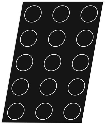 FLEXIPAN 60X40 PLAQUE DE 60 QUICHETTES TARTELETTES 4.2CM - 2