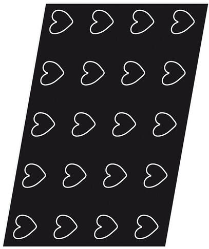 FLEXIPAN 60X40 PLAQUE DE 20 COEURS 6.5X6X1.6 CM - 2
