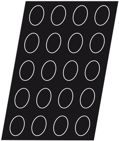 FLEXIPAN 60X40 PLAQUE DE 56 DEMI OEUF 55X35 MM - 2