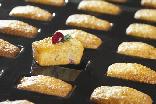 FLEXIPAN 60X40 PLAQUE 56 MINI-CAKES DROITS BOUCHÉE 5X2.5CM - 2
