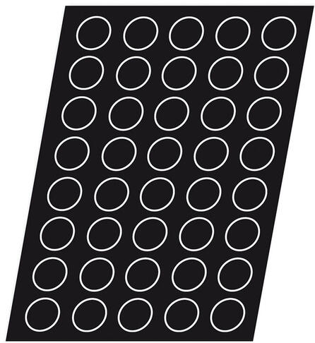 FLEXIPAN 60X40 PLAQUE 40 TARTELETTES CREUSES ÉVASÉES 5.8CM - 2