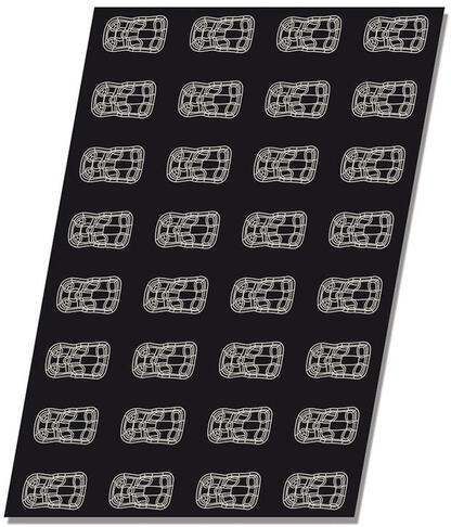 FLEXIPAN 60X40 PLAQUE DE 32 OURSONS 6.6X3.7X1.8 CM - 2