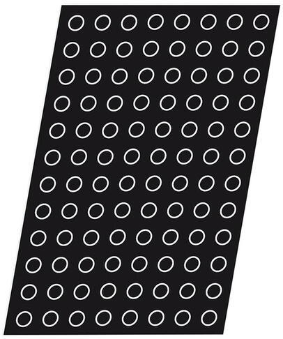 FLEXIPAN 60X40 PLAQUE DE 45 DEMI- SPHÈRES INVERSÉES 2.6 CM - 2