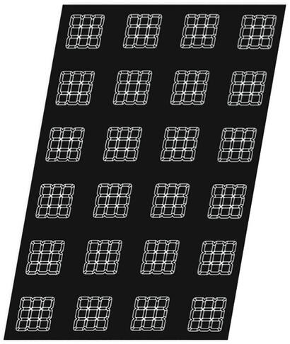 FLEXIPAN 60X40 PLAQUE DE 24 TARTELETTES CARRÉES 7 CM - 2