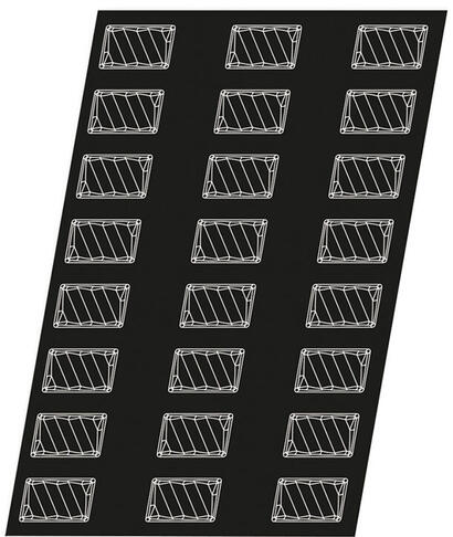 FLEXIPAN 60X40 PLAQUE DE 24 ONDINES 7.9X4.9X2.9 CM - 2