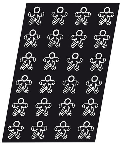 FLEXIPAN 60X40 PLAQUE DE24 BONHOMMES ÉPIC 7X6.5 CM - 2