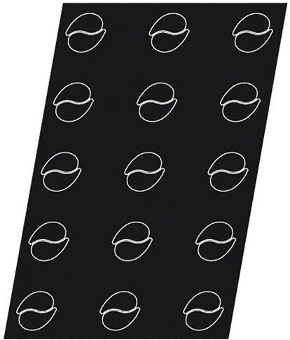 FLEXIPAN 60X40 PLAQUE DE 15 GOUTTES ENTRELACÉES 7.6X4.5 CM - 2