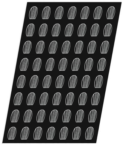 FLEXIPAN GN 1/1 PLAQUE DE 42 MINI-MADELEINES 5.2X3.5 CM - 2