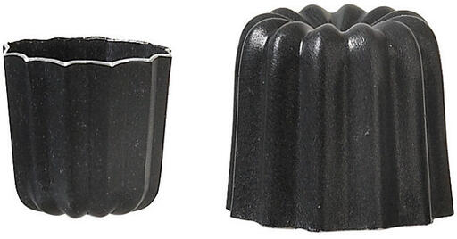 MOULES À CANNELÉS ALUMINIUM ANTI-ADHÉRENT 5.5 CM X6 - 2