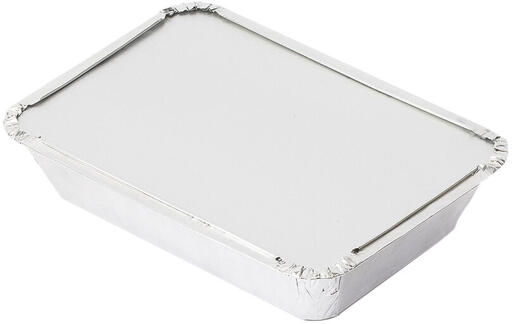 COUVERCLES EN CARTON ALUMINISÉ 1 FACE POUR BARQUETTES BV275 123X98 MM X1000 - 2