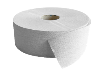 PAPIER TOILETTE JUMBO TECHLINE POSITIVE 180M BLANC 2 PLIS ECOLABEL X12 - 2