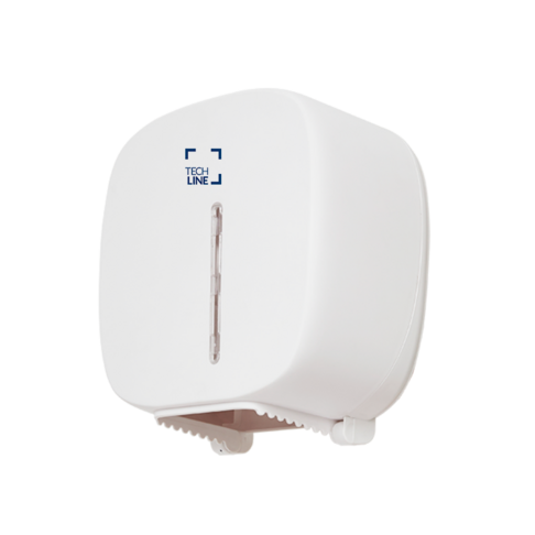DISTRIBUTEUR DE PAPIER TOILETTE MINI JUMBO TECHLINE BLANC