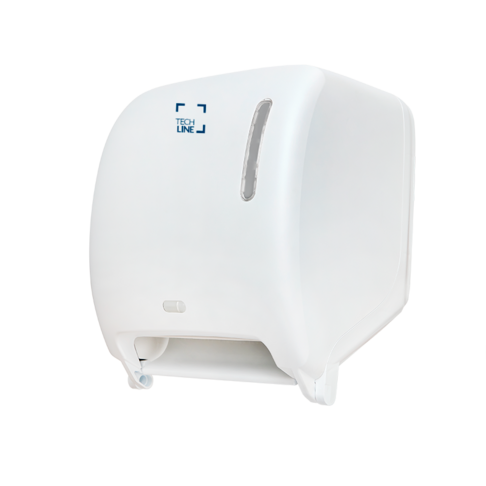 DISTRIBUTEUR D'ESSUIE-MAINS ROULEAUX À DÉTECTION OPTIQUE TECHLINE BLANC - 2