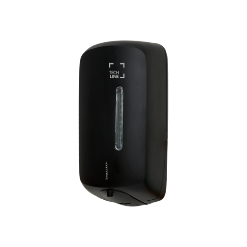 DISTRIBUTEUR À DÉTECTION OPTIQUE SAVON LOTION GEL À RÉSERVOIR TECHLINE 1L NOIR - 2