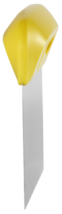 RACLOIR COUPE PATE ACIER 146MM JAUNE - 2
