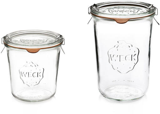WECK BOCAL AVEC COUVERCLE ET JOINT 58 CL Ø 10 CM H 10,7 CM - 2