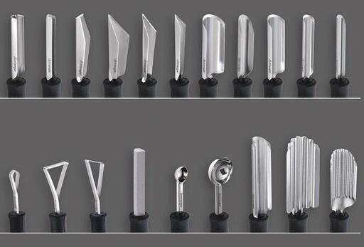 SET DE 20 OUTILS À SCULPTER INOX - 2
