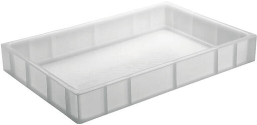 BAC GERBABLE PLEIN BLANC 600X400 HAUTEUR 12 CM 23.9 L - 2