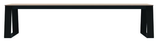 BANQUETTE A FIXER BALLADE EXTREME COMPACT HPL GRIS MANGANESE - 2