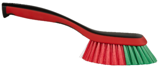 BROSSE A MAIN VIKAN 345MM LARGE MULTI-USAGES SOUPLE NOIR - 2