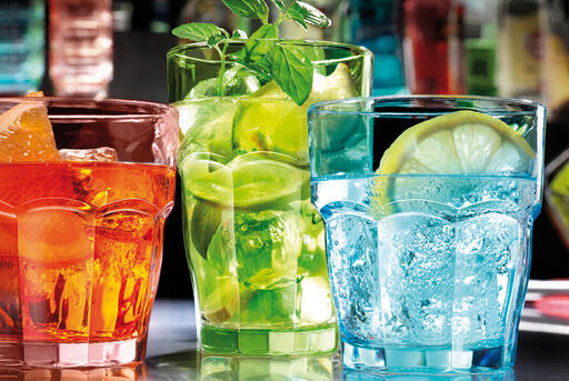 ROCK BAR GOBELET TREMPÉ LOUNGE ICE BLUE 27 CL - 2