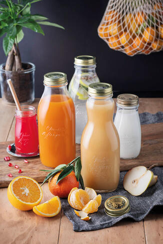QUATTRO STAGIONI BOUTEILLE AVEC COUVERCLE DORÉ 100 CL - 2