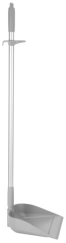 PELLE A POUSSIERE VIKAN A MANCHE VERTICAL 330MM GRIS - 2