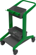 CHARIOT DE LAVAGE AVEC PORTE OUTILS HYGO VERT - 2