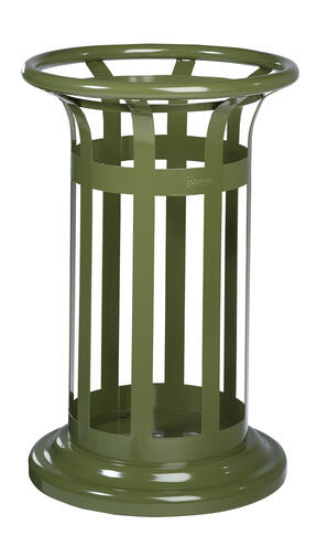 CORBEILLE VIGIPIRATE TULIPE 60L VERT OLIVE - 2