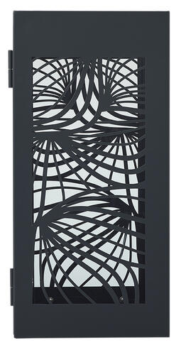 CORBEILLE BELLA 110L ANTI-NUISIBLES GRIS ANTHRACITE MAT - 2